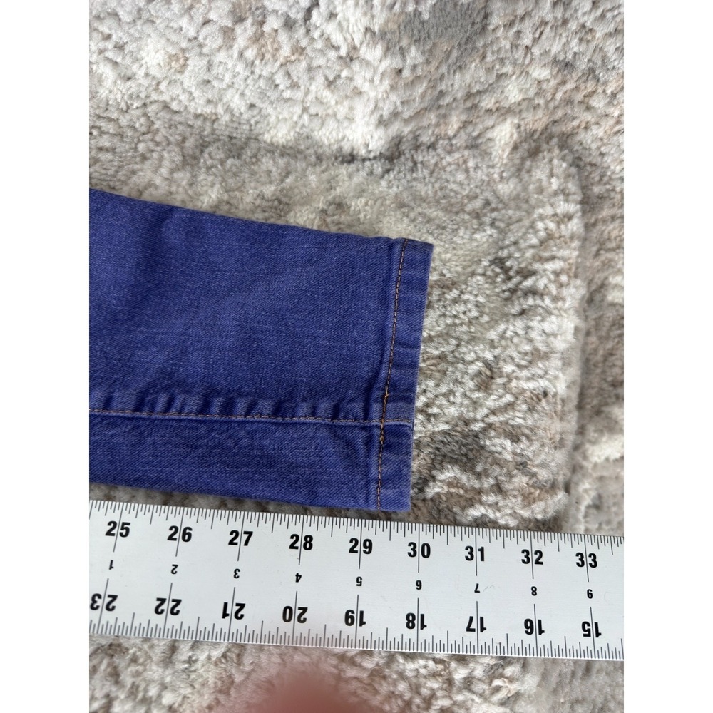 Boden Size 6 Stretch Denim Casual Jeans Purple Blue Pants‎ Button Zip - Picture 5 of 10